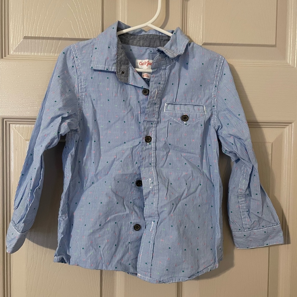 Cat and Jack button down shirt - size 4T